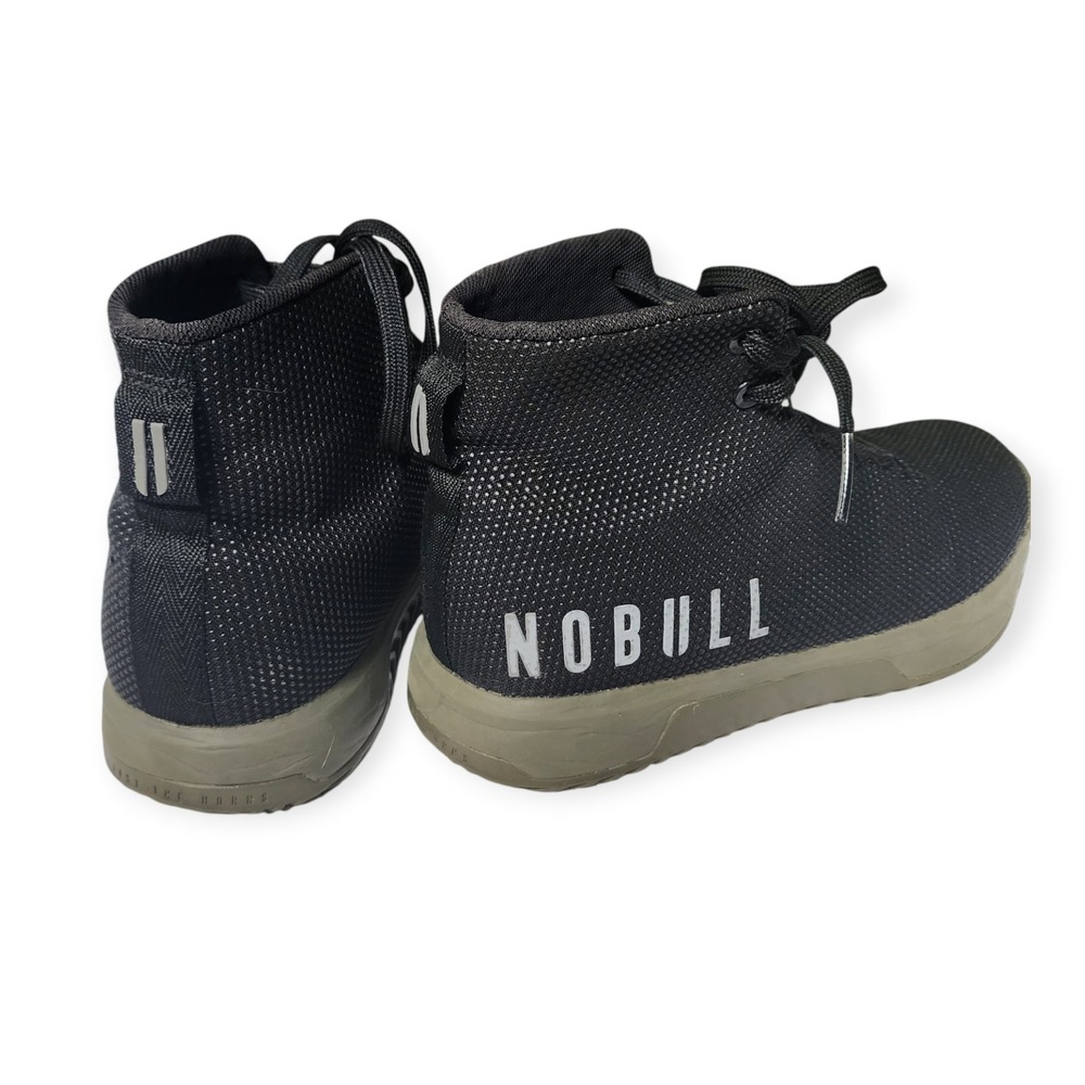 NOBULL Black SuperFabric High Top Trainers Womens Size 8 Cross Training Shoes